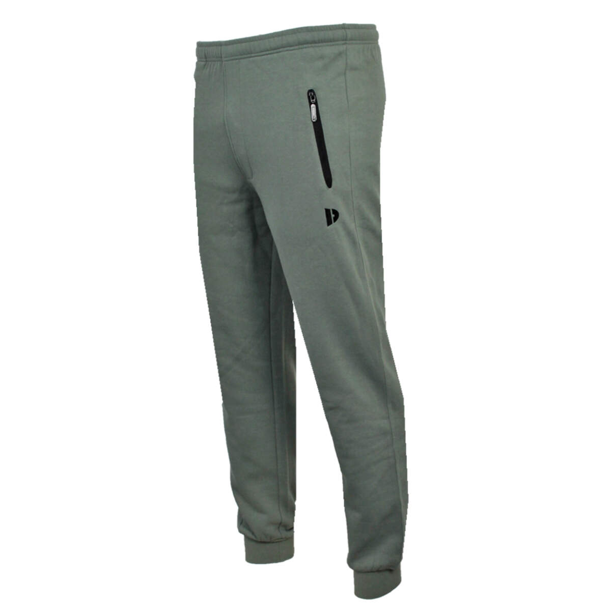 Donnay Jack Fleece Pants - Jogginbroek met rits - Legergroen