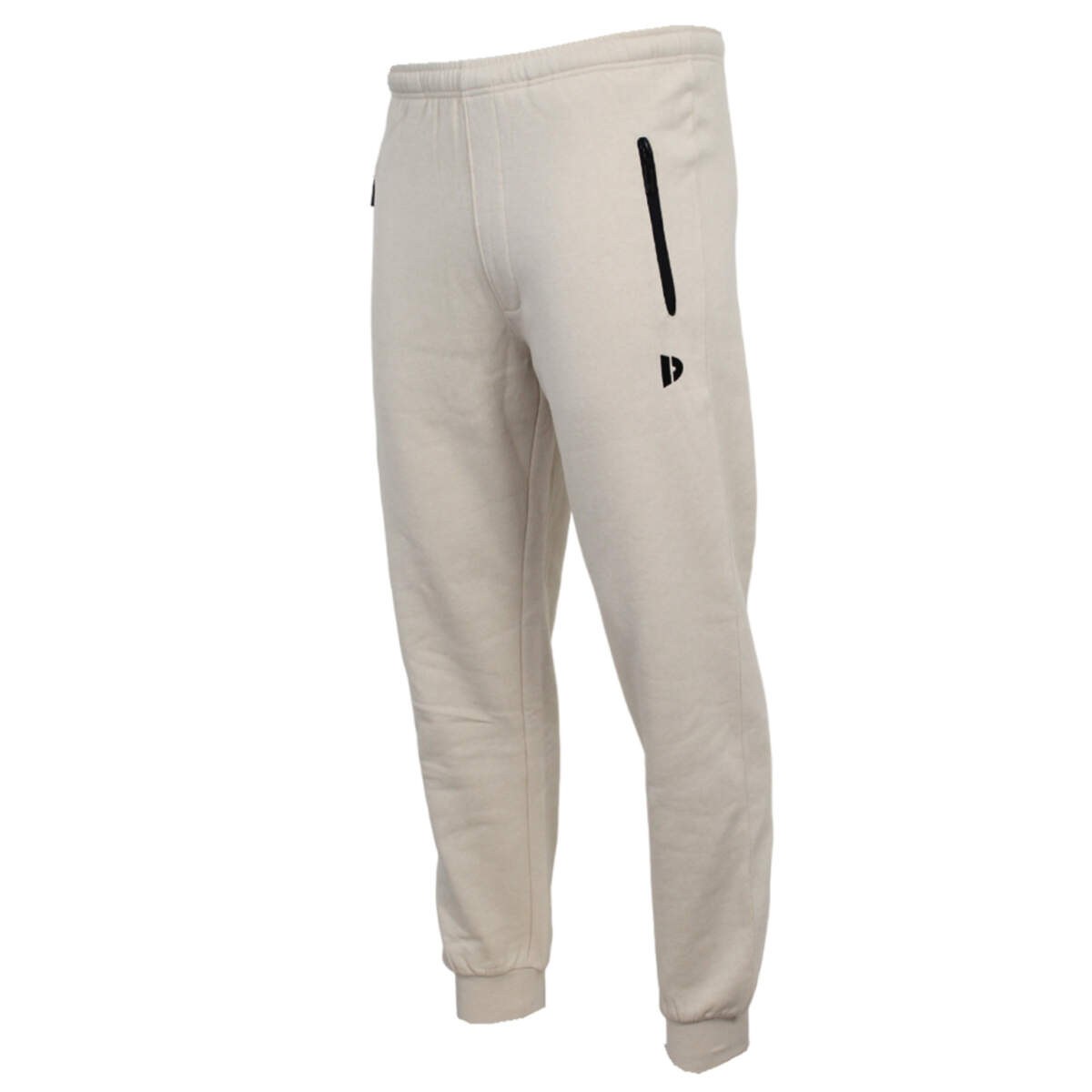 Donnay Jack Fleece Pants - Jogginbroek met rits - Beige