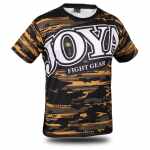 Joya Camo V2 Sportshirt - Polyester -  Zwart/Goud