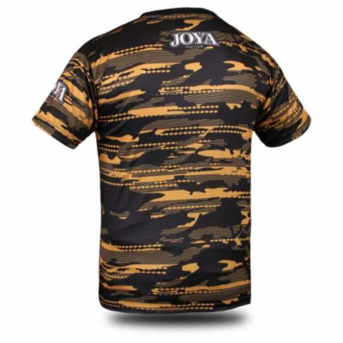 Joya Camo V2 Sportshirt - Polyester -  Zwart/Goud