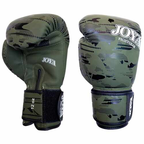 Joya Camo V2 Kickbokshandschoenen PU - Groen/Zwart