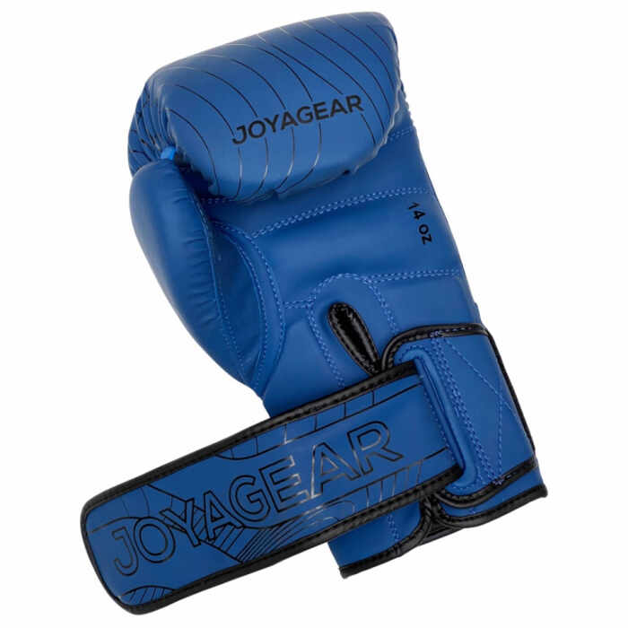 Joya Essential - PU Bokshandschoenen - Blauw met zwart