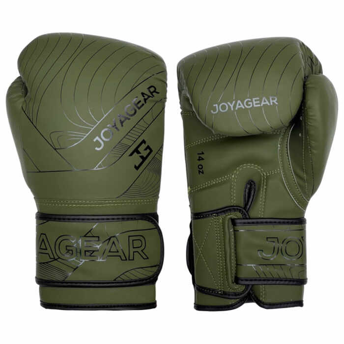 Joya Essential - PU Bokshandschoenen - Groen met zwart