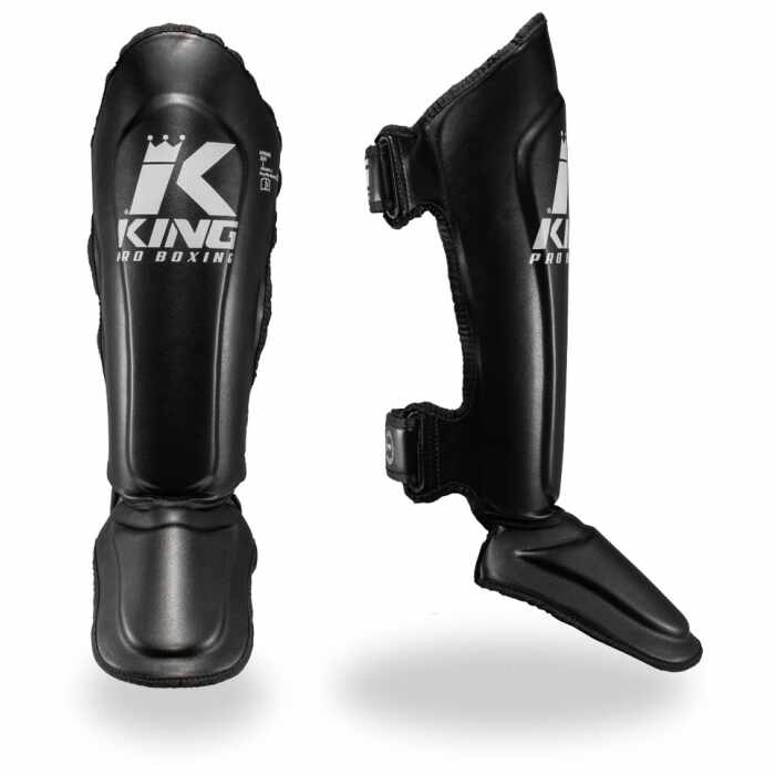 King KPB/SGL 7 Scheenbeschermers - Kunstleer - Zwart