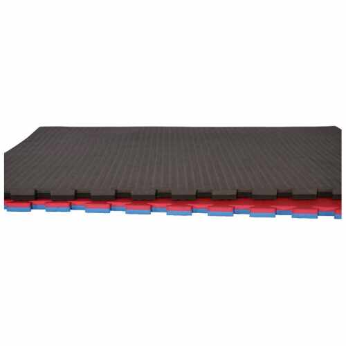 Vechtsportmat - Puzzelmat - 100x100x2cm - Zwart/Grijs