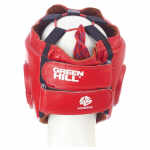 Green Hill Five Stars FIAS Hoofdkap - Rood - Leer