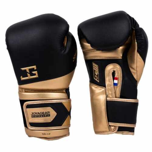 Joyagear Performance Velcro Bokshandschoenen - Zwart/Goud