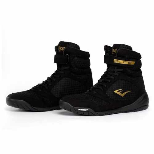 Everlast Elite 2 - Boksschoenen - High-top - Zwart/Goud Jokasport.nl