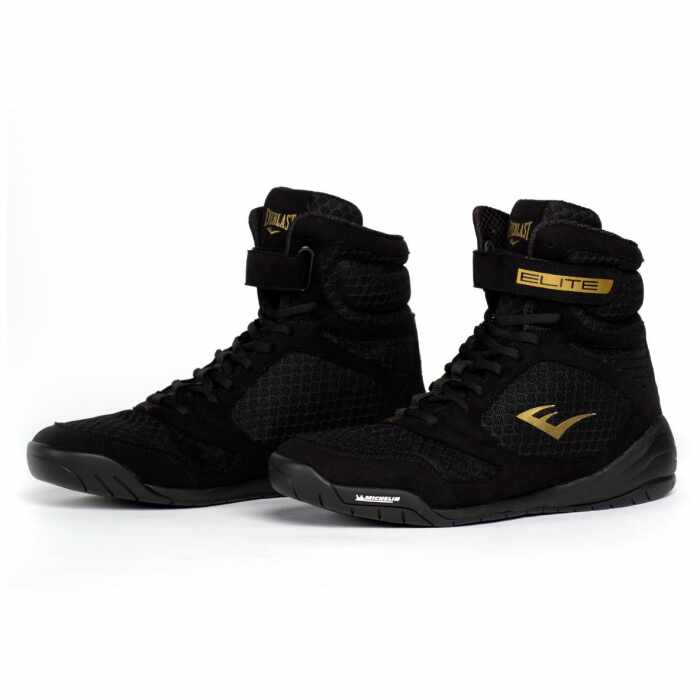 Everlast Elite 2 - Boksschoenen - High-top - Zwart/Goud Jokasport.nl