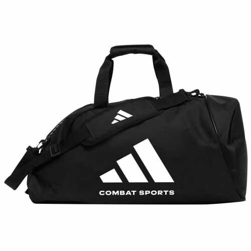 Adidas Combat 2-in-1 Sporttas - Polyester - Zwart/Wit