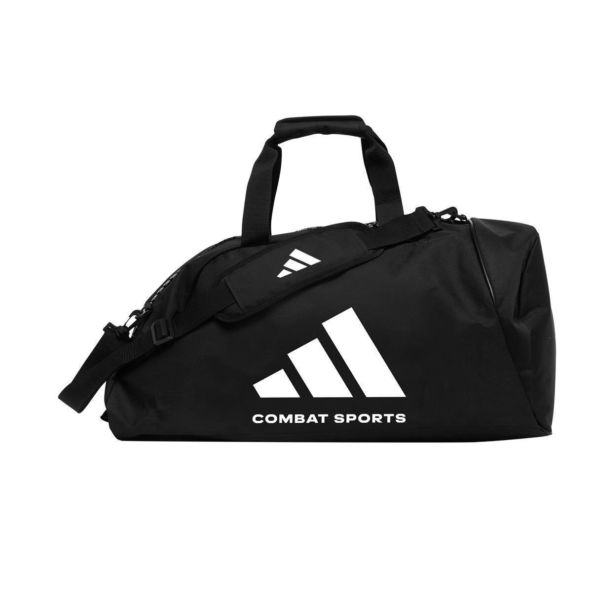 Adidas Combat 2-in-1 Sporttas - Polyester - Zwart/Wit