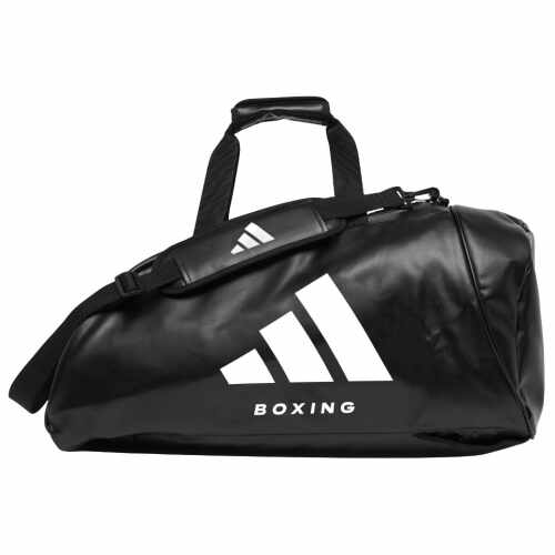 Adidas Boxing 2-in-1 Sporttas - PU - Zwart/Wit