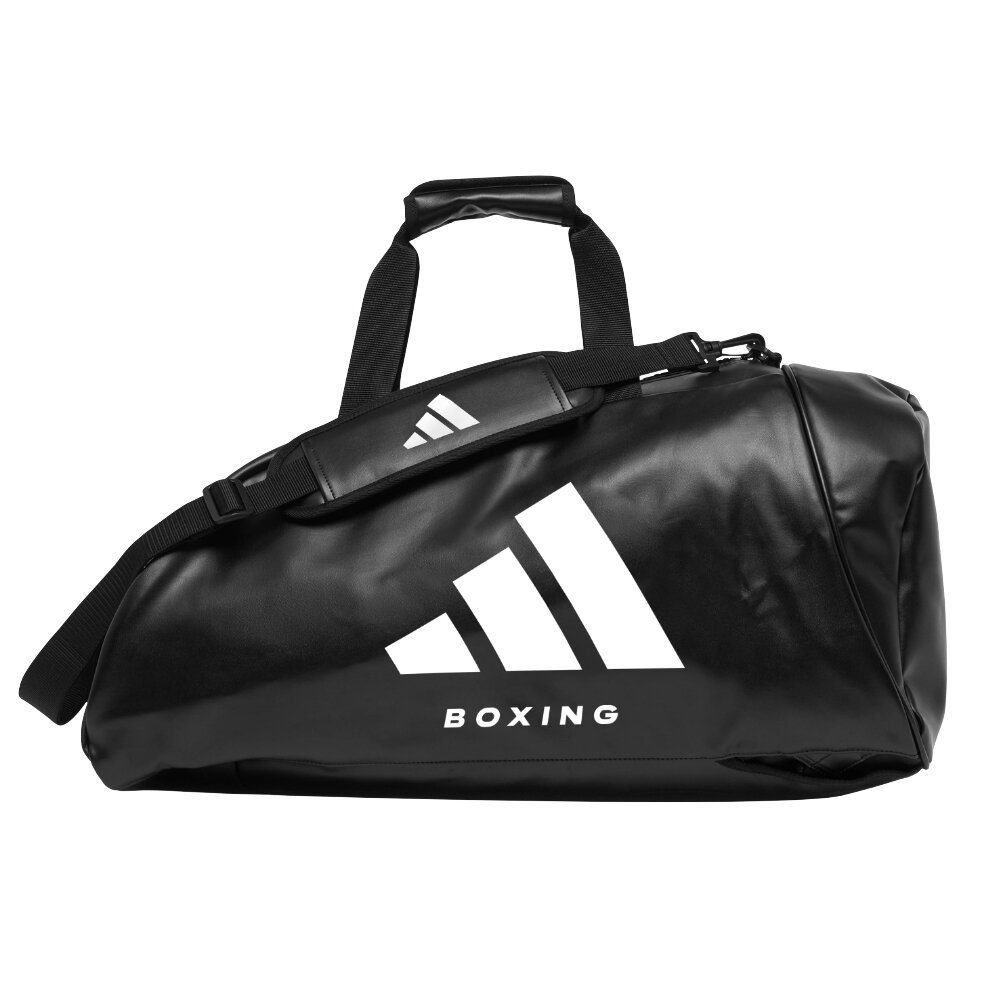 Adidas Boxing 2-in-1 Sporttas - PU - Zwart/Wit
