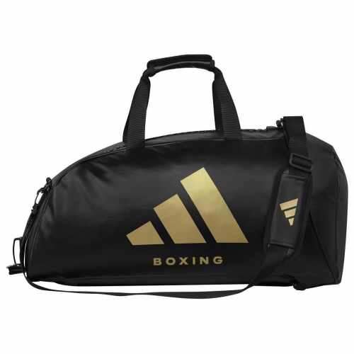 Adidas Boxing 2-in-1 Sporttas - PU - Zwart/Goud