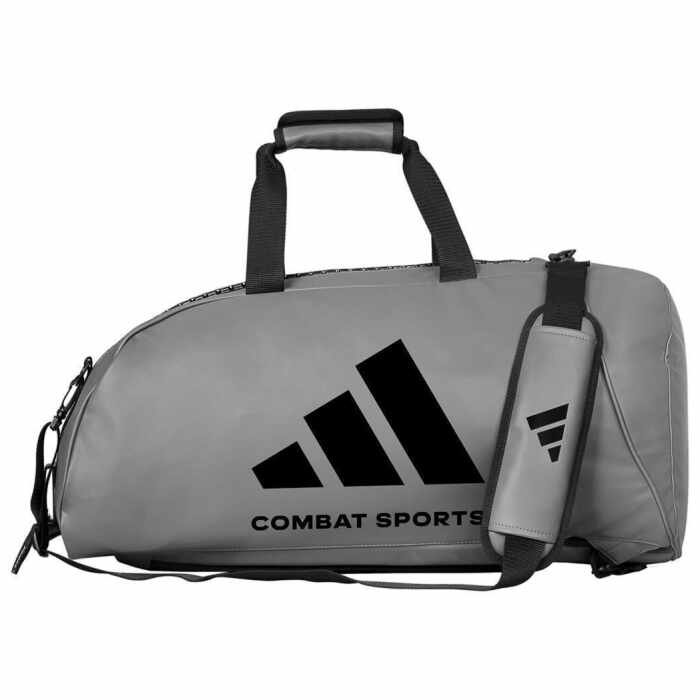 Adidas Combat 2-in-1 Sporttas - PU - Grijs/Zwart