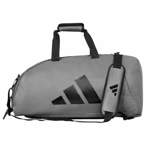 Adidas Classic 2-in-1 Sporttas - PU - Grijs/Zwart
