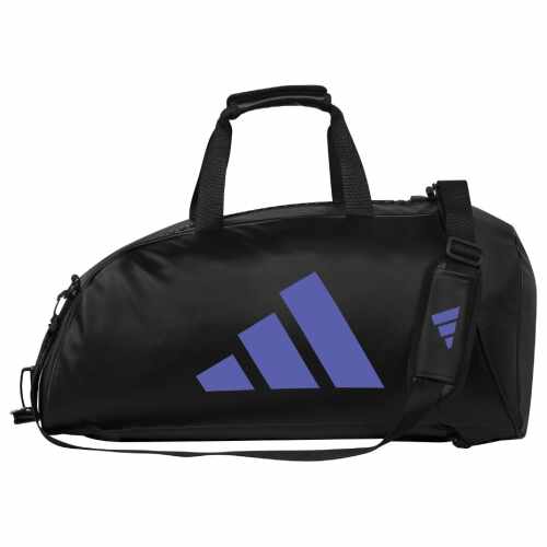 Adidas Classic 2-in-1 Sporttas - PU - Zwart/Blauw