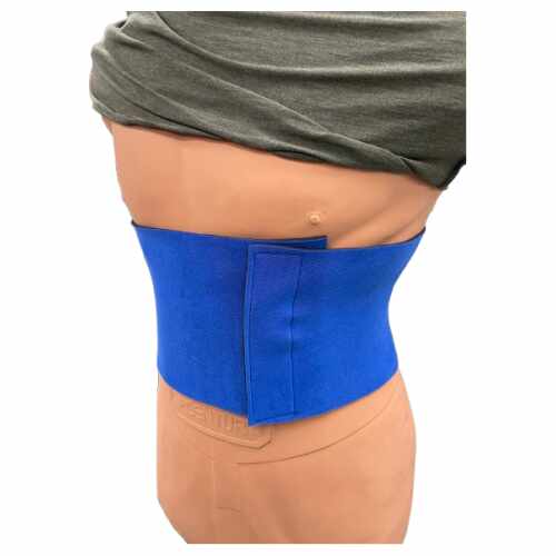 Stiel Buikband - Zweetband - Waist Trimmer Blauw - 20cm Jokasport.nl