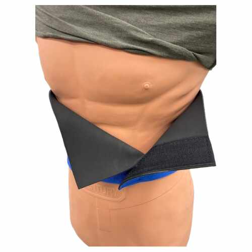 Stiel Buikband - Zweetband - Waist Trimmer Blauw - 20cm Jokasport.nl