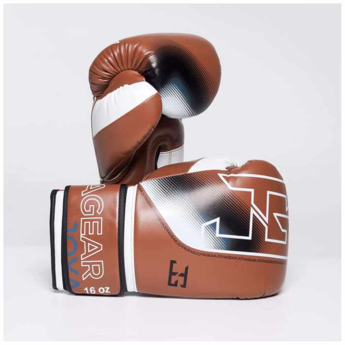 The Joyagear  Evolution Pro  Kickbokshandschoenen - Bruin/Wit
