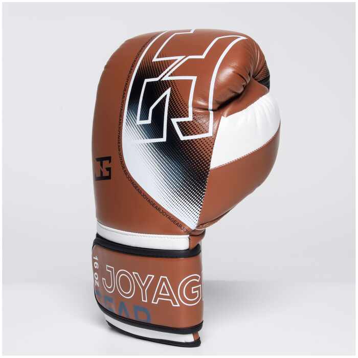 The Joyagear  Evolution Pro  Kickbokshandschoenen - Bruin/Wit