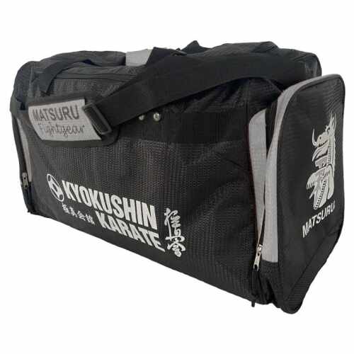 Matsuru Hong Ming Kyokushin Sporttas Zwart - Zilver - Klein