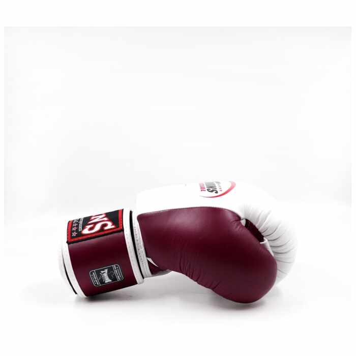Twins BGVL 3-2T - Bokhandschoenen - Maroon / White