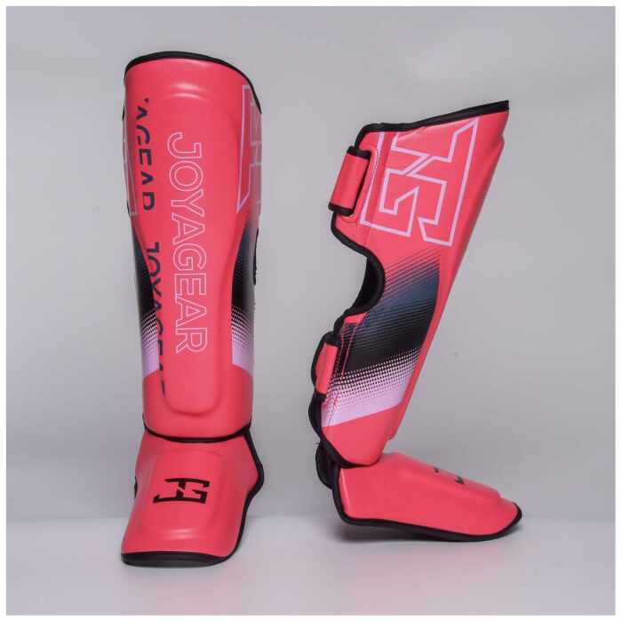 De Joyagear  Evolution Pro  scheenbeschermers - Roze-Wit