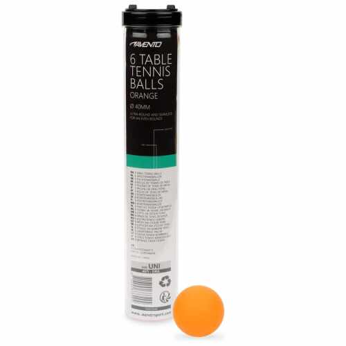 Avento Tafeltennisballen ABS Oranje - 6 stuks