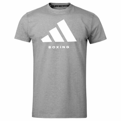 Adidas Community BOXING T-Shirt (2025) - Katoen - Grijs
