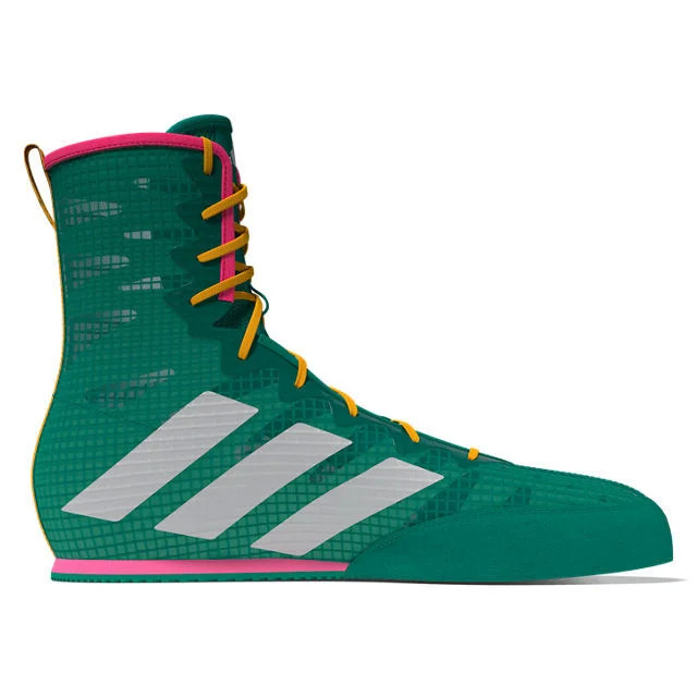 Adidas Box Hog 4 – Boksschoenen – Groen / Oranje / Roze