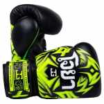 Joya Nak Muay - Bokshandschoenen Leer - Zwart / Lime