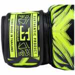 Joya Nak Muay - Bokshandschoenen Leer - Zwart / Lime