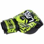 Joya Nak Muay - Bokshandschoenen Leer - Zwart / Lime