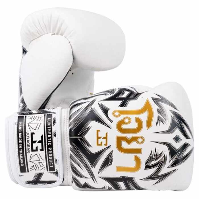 Joya Nak Muay - Bokshandschoenen Leer - Wit / Zwart
