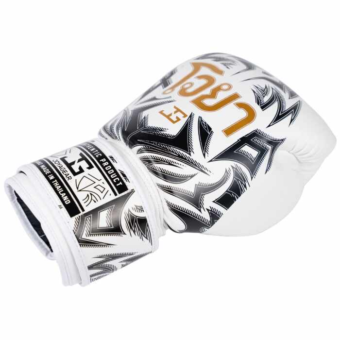 Joya Nak Muay - Bokshandschoenen Leer - Wit / Zwart