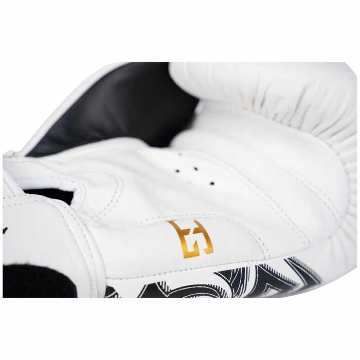 Joya Nak Muay - Bokshandschoenen Leer - Wit / Zwart