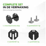 Tunturi Rapid Adjustable Dumbbell Set, 20kg, per piece