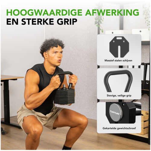 Tunturi Rapid Adjustable Kettlebell Handle, 3,5kg