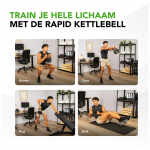 Tunturi Rapid Adjustable Kettlebell Handle, 3,5kg