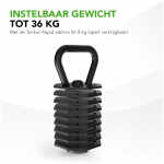 Tunturi Rapid Adjustable Kettlebell Handle, 3,5kg