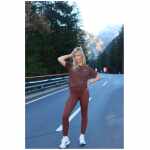 Fittastic Sportswear Legging - Almond brown