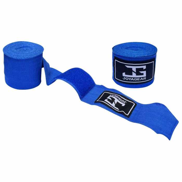 Joyagear Velcro Boks Bandage Katoen - Blauw 1 Joyagear Velcro Boks Bandage Katoen - Blauw