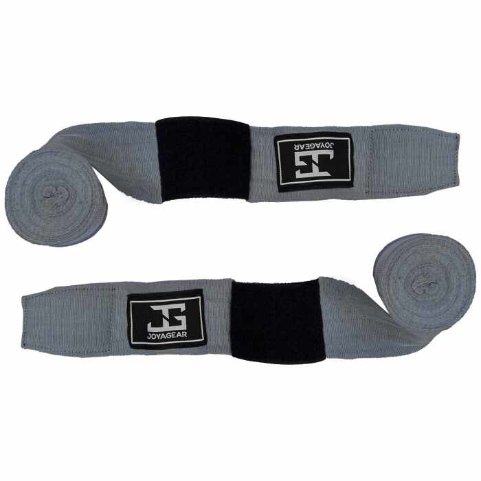Joyagear Velcro Boks Bandage Katoen - Grijs