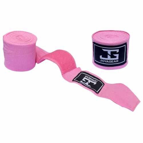 Joyagear Velcro Boks Bandage Katoen - Roze