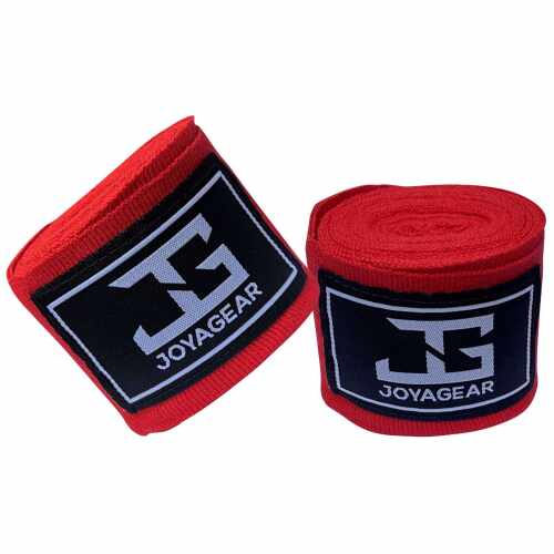 Joyagear Velcro Boks Bandage Katoen - Rood