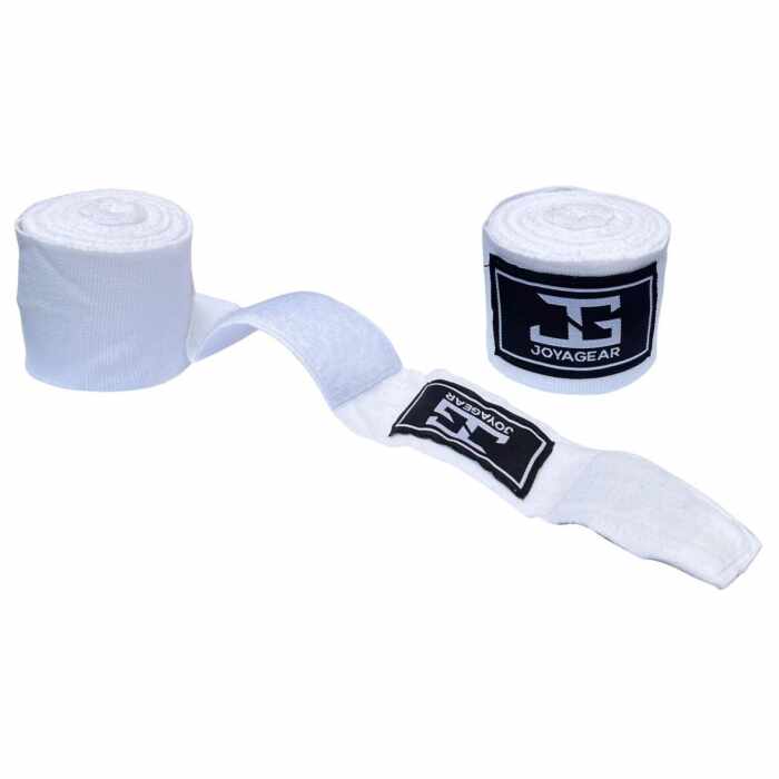Joyagear Velcro Boks Bandage Katoen - Wit 1 Joyagear Velcro Boks Bandage Katoen - Wit