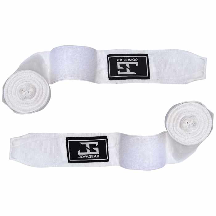 Joyagear Velcro Boks Bandage Katoen - Wit