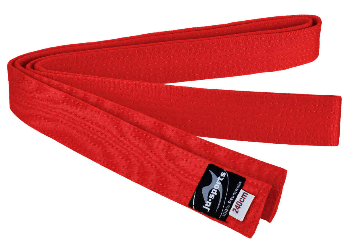 Ju-Sports Budo Band - Vechtsportband - Rood