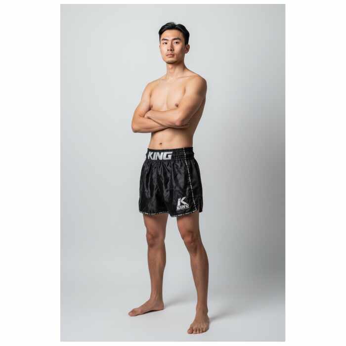 King KPB Bangkok 1 Muay Thai broekje - Zwart